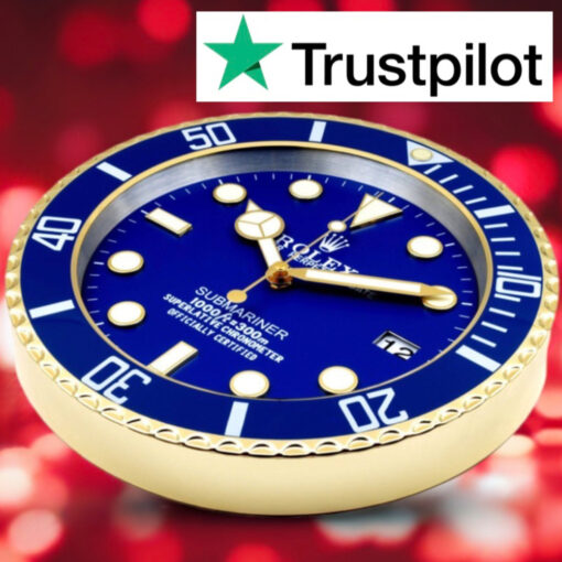ROLEX WALL CLOCK – SUBMARINER – RL-51 EDITION – 35 CM DELUXE METAL WALL CLOCK