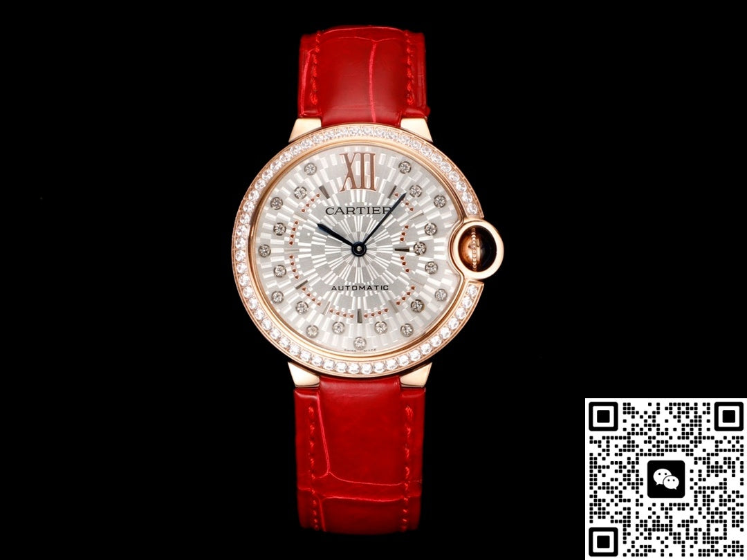 Cartier Ballon Bleu WJBB0080 AF Factory Diamond-Set Bezel