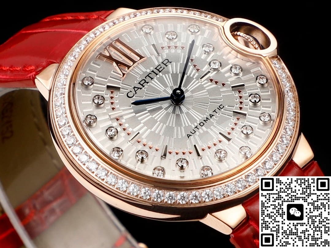 Cartier Ballon Bleu WJBB0080 AF Factory Diamond-Set Bezel