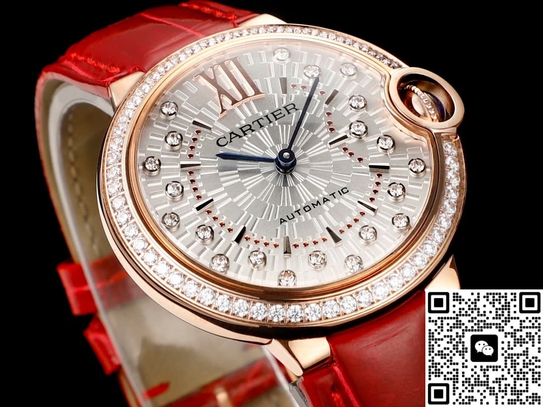 Cartier Ballon Bleu WJBB0080 AF Factory Diamond-Set Bezel