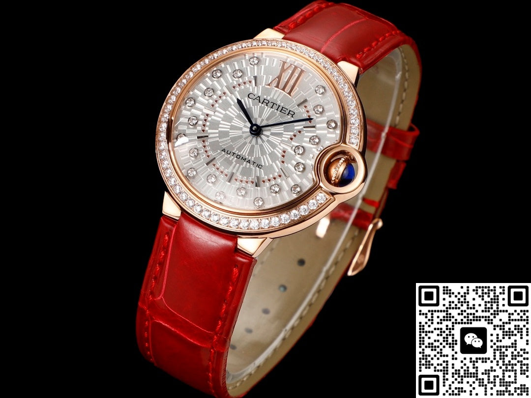 Cartier Ballon Bleu WJBB0080 AF Factory Diamond-Set Bezel
