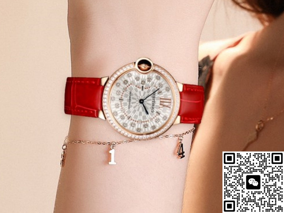 Cartier Ballon Bleu WJBB0080 AF Factory Diamond-Set Bezel