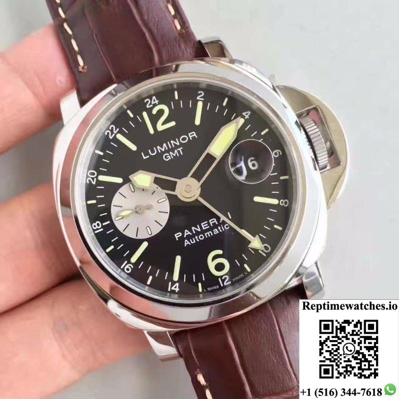 Panerai Luminor Gmt Pam088 Black Dial-Rep Time Watches