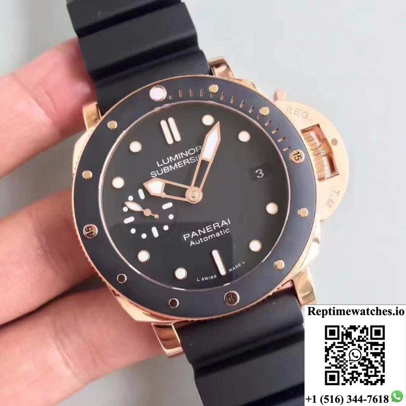 Panerai Luminor Submersible Pam684 Xf Factory Black Dial-Rep Time Watches