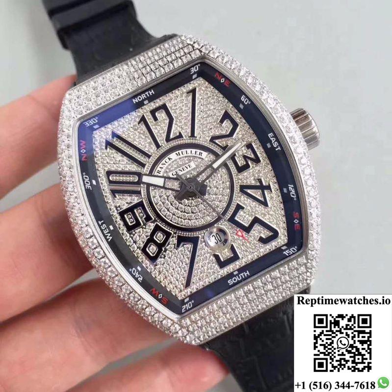 Franck Muller 8880 Sc Dt Diamonds Dial-Rep Time Watches