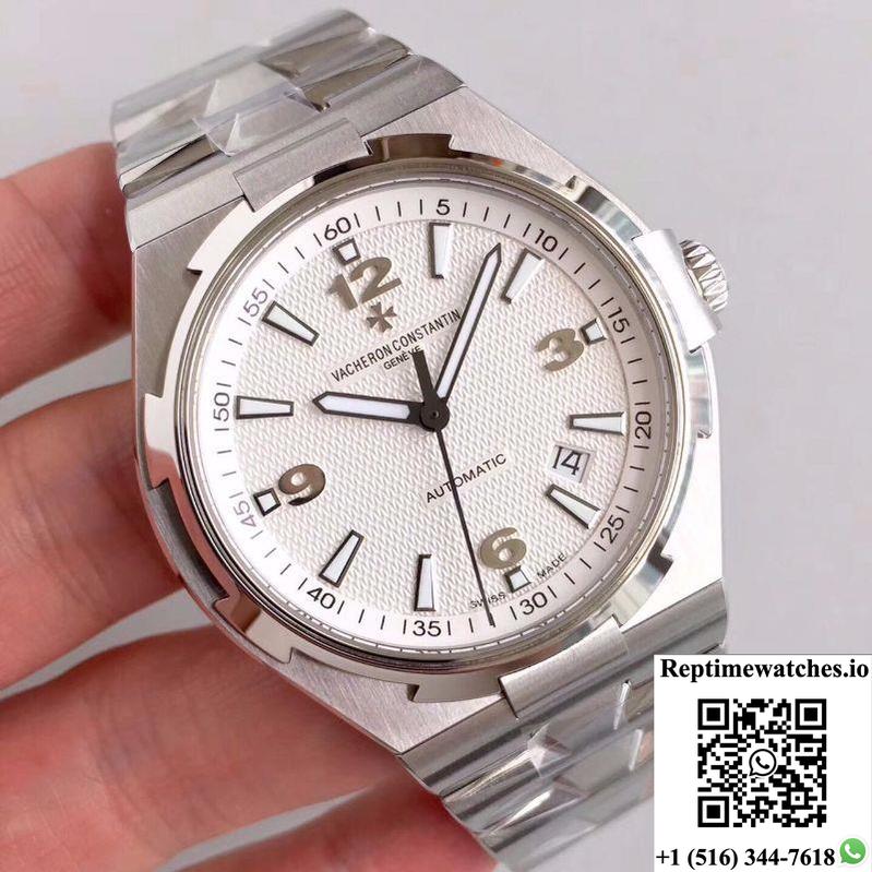 Vacheron Constantin Overseas 47040 Stainless Steel Bracelet Jj Factory White Dial-Rep Time Watches