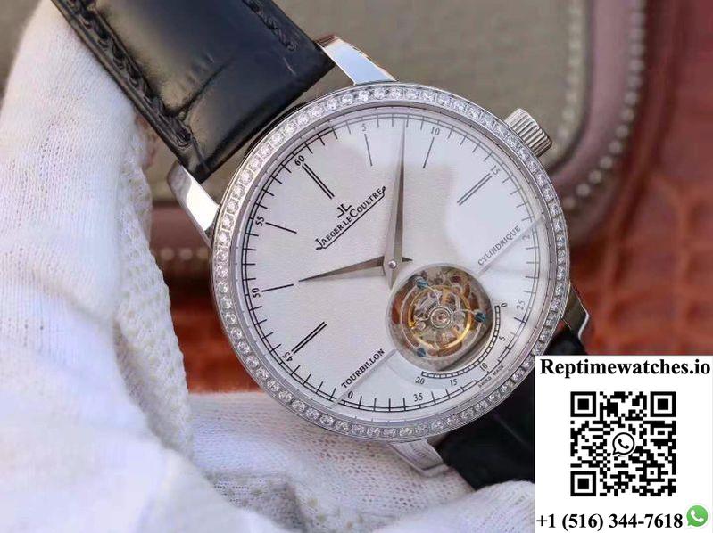 Jaeger Lecoultre Master Grande Tradition Tourbillon 5086420 R8 Factory White Dial-Rep Time Watches