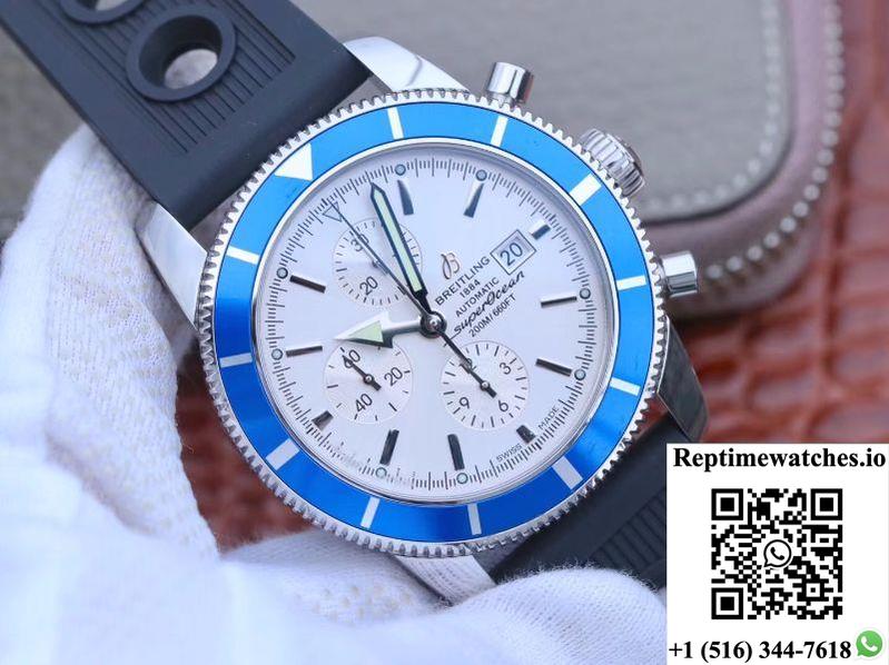 Breitling Superocean Heritage Ii 46Mm A1331217 Om Factory White Dial-Rep Time Watches