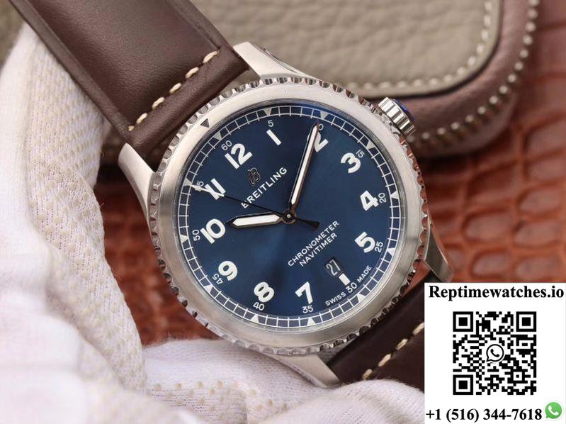 Breitling Navitimer 08 A17314101C1X1 Zf Factory Blue Dial-Rep Time Watches