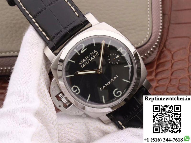 Panerai Luminor Marina Militare Pam 217 Xf Factory Black Dial-Rep Time Watches