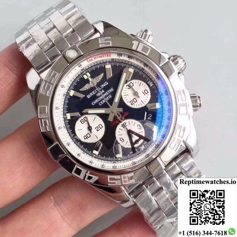 Breitling Chronomat 44Mm Ab011012/B967/375A Gf Factory Dark Blue Dial-Rep Time Watches