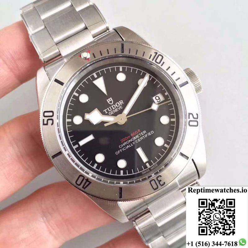 Tudor Heritage Black Bay Steel 79730-0001 Zf Factory Black Dial-Rep Time Watches