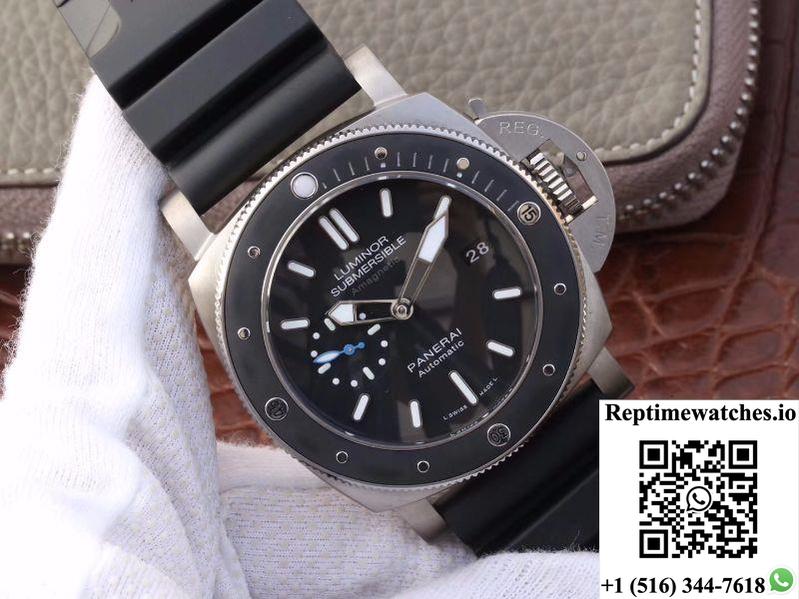 Panerai Luminor Submersible 1950 Amagnetic 3 Days Pam1389 Vs Factory Black Dial-Rep Time Watches