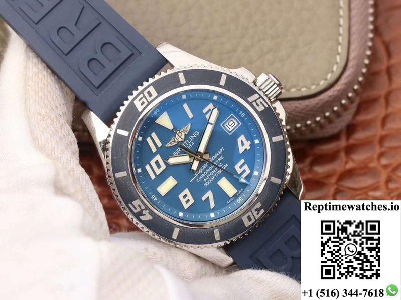 Breitling Superocean 42 A173643B/C868 Zf Factory Blue Dial-Rep Time Watches