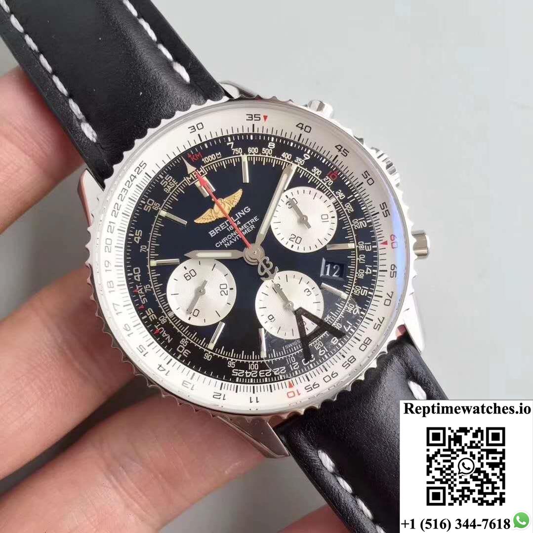 Breitling Navitimer Gmt Ab044121/Bd24/441X/A20Ba.1 Jf Factory Black Dial-Rep Time Watches