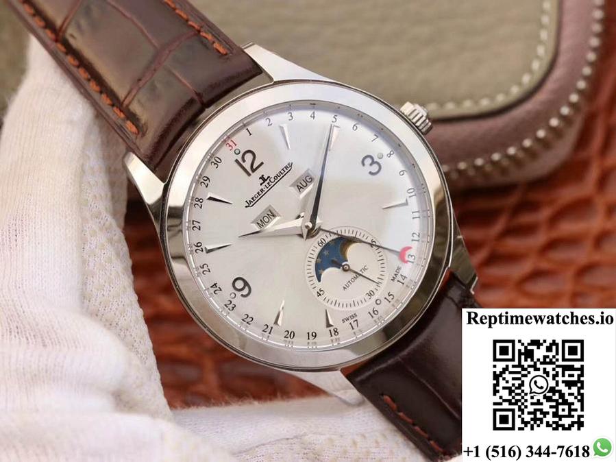 Jaeger-Lecoultre Master Calendar 1558420 Om Factory Silver Dial-Rep Time Watches