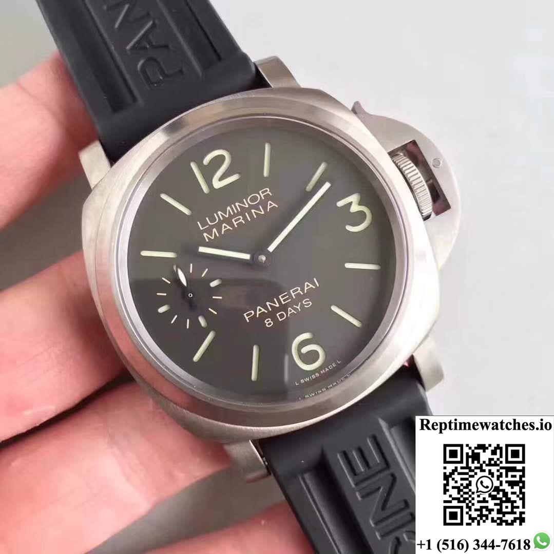 Panerai Luminor Pam510 Zf Factory Superlumed Grey Dial-Rep Time Watches