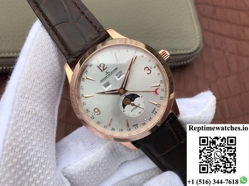 Jaeger-Lecoultre Master Calendar 1552520 Km Facrory Silver Dial-Rep Time Watches