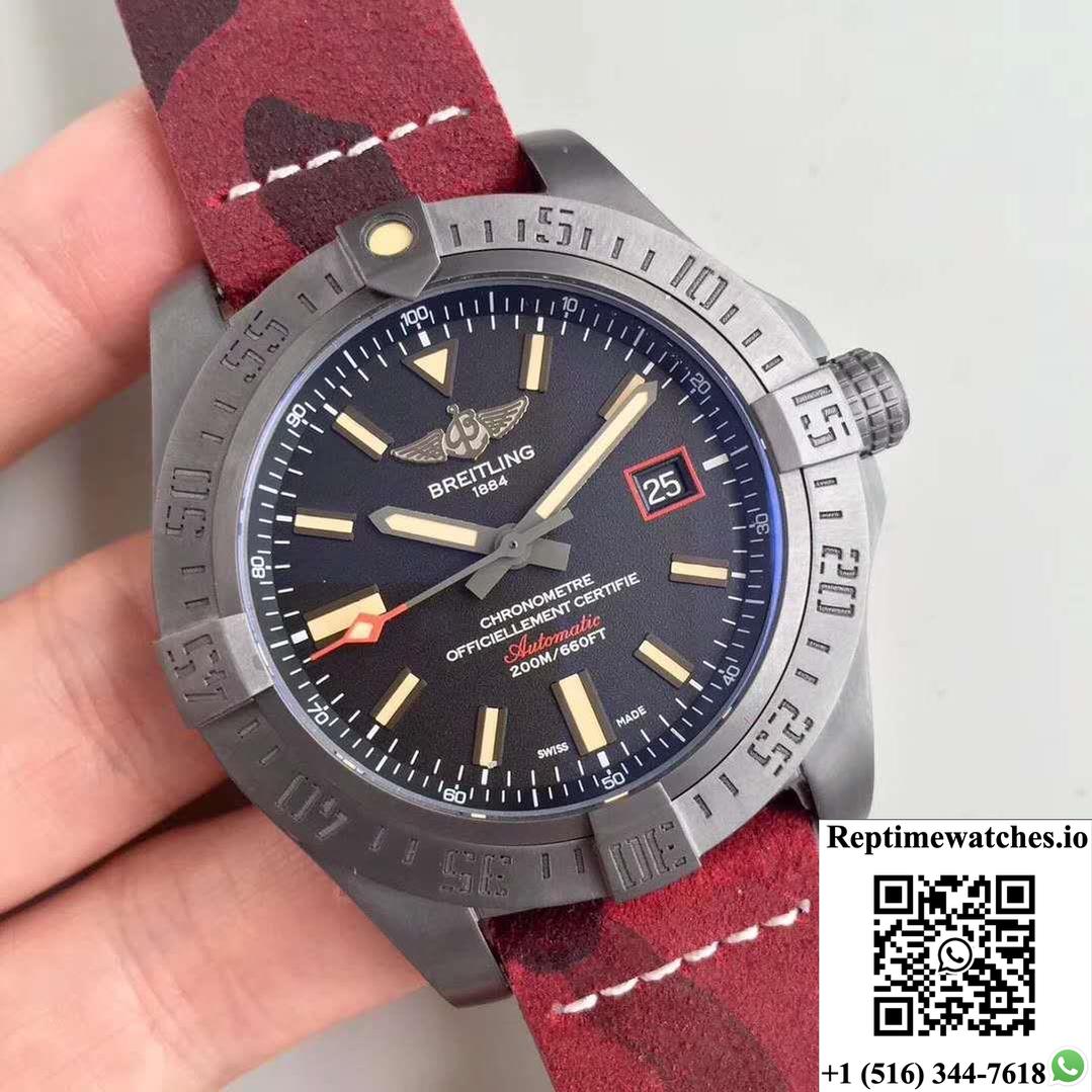 Breitling Avenger Blackbird V1731110/Bd74/109W/M20Basa.1 Gf Factory Black Dial-Rep Time Watches