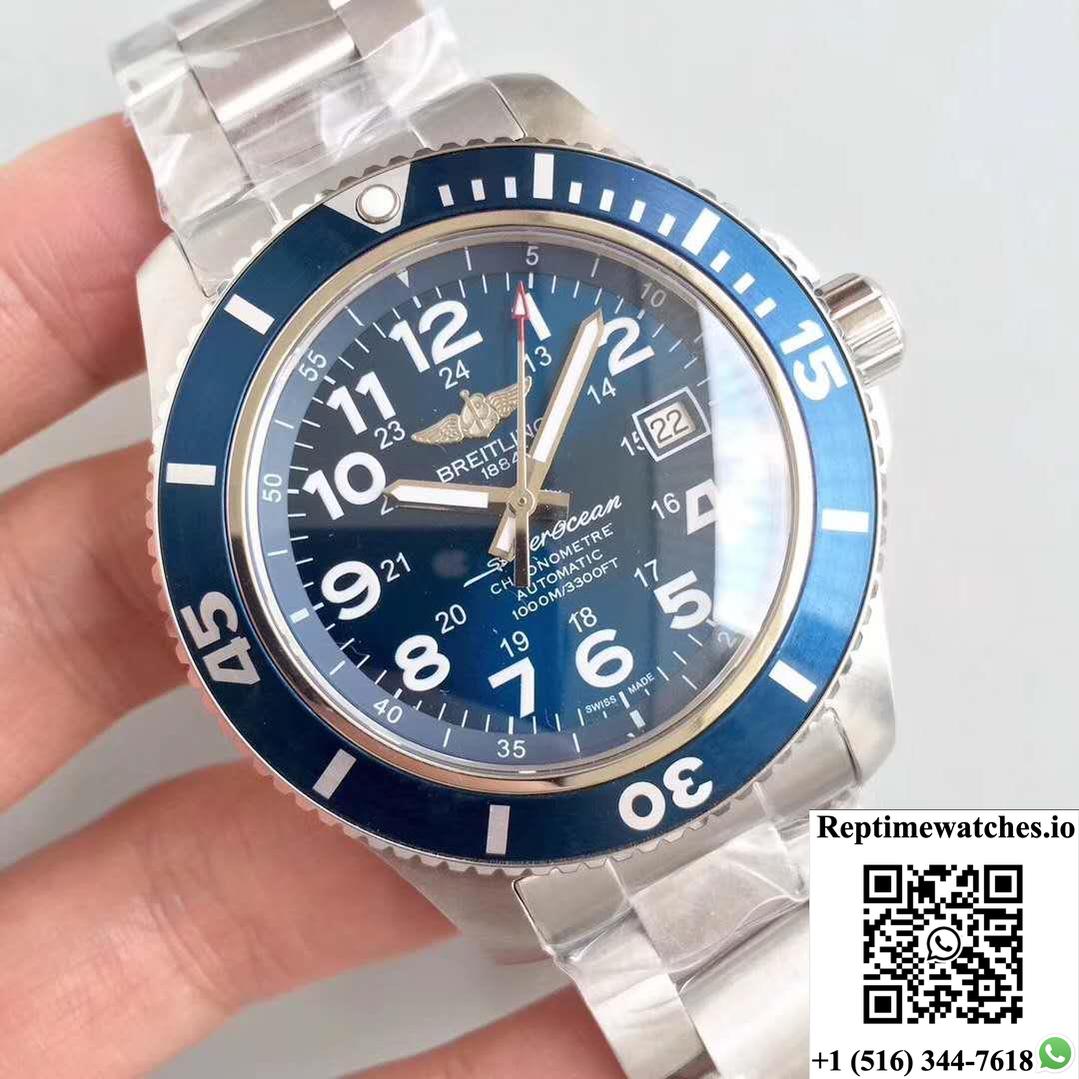 Breitling Superocean Ii 44Mm A17392D8/C910-162A Gf Factory Blue Dial-Rep Time Watches