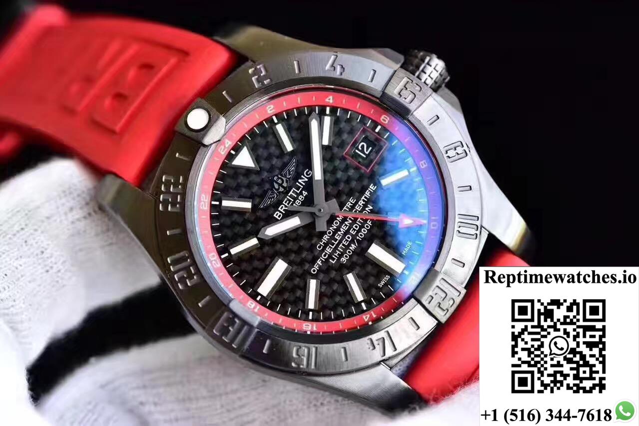 Breitling Avenger Ii Gmt A3239011/Bc35/433X/A20Ba.1 Gf Factory Black Dial-Rep Time Watches