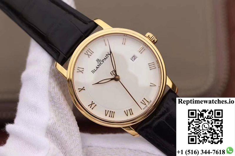 Blancpain Villeret Ultraplate 6651-3642-55 Zf Factory White Dial-Rep Time Watches