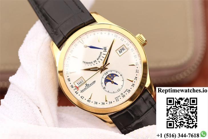 Jaeger-Lecoultre Master Calendar Q151242A 18K Yellow Gold Silver Dial-Rep Time Watches