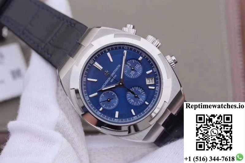 Vacheron Constantin Overseas Chronograph 5500V/110A-B148 8F Factory Blue Dial-Rep Time Watches