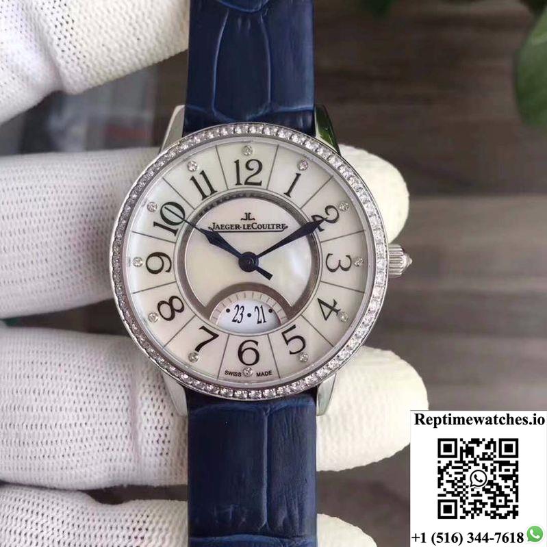 Jaeger-Lecoultre Dating Ladies White Dial-Rep Time Watches