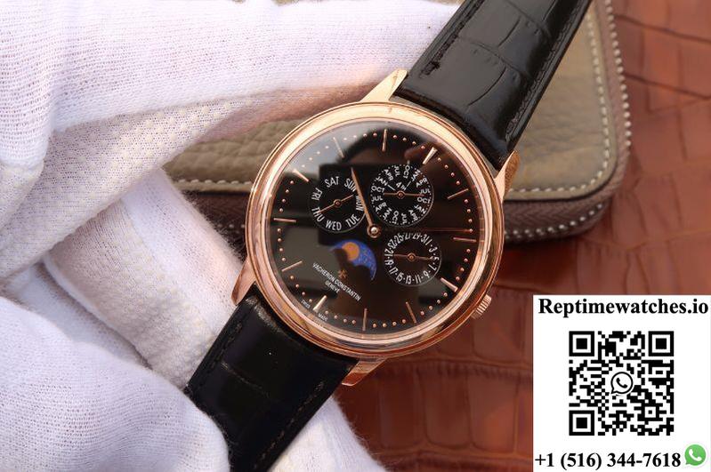 Vacheron Constantin Patrimony Perpetual Calendar 43175/000R-B343 Black Dial-Rep Time Watches