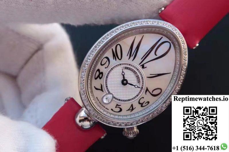 Breguet Ladies Reine De Naples 8918Bb/58/864/D00D White Dial-Rep Time Watches