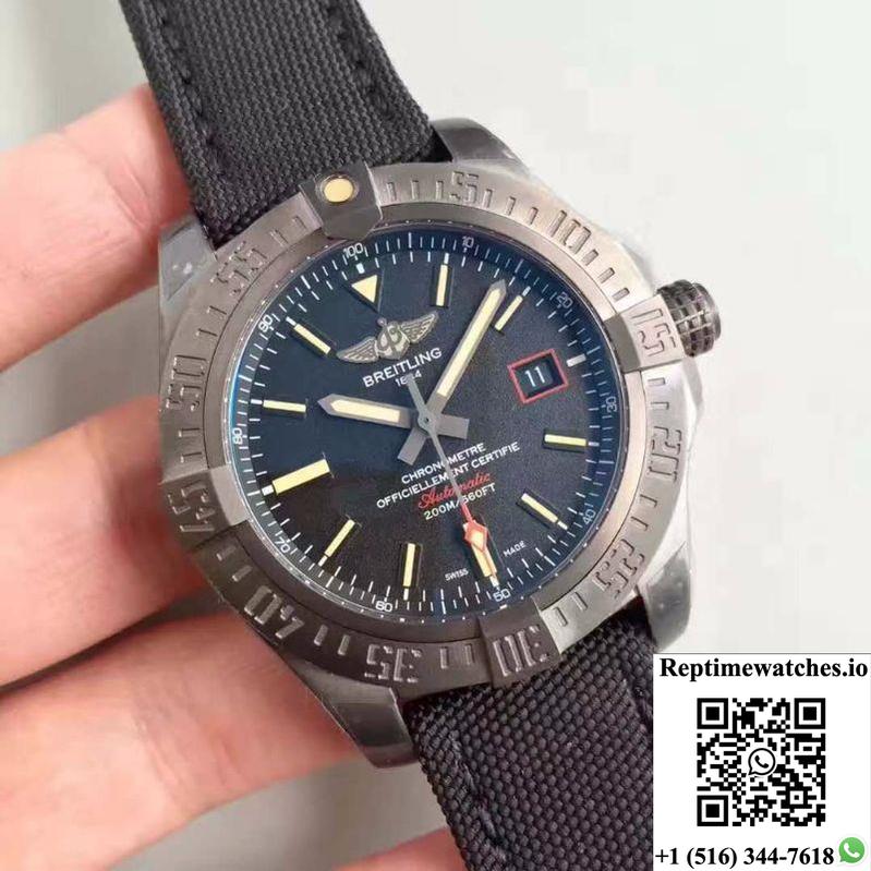 Breitling Avenger Blackbird 44 V1731110/Bd74/109W/M20Basa.1 Gf Factory Black Dial-Rep Time Watches