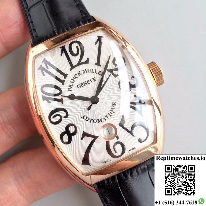 Franck Muller Casablanca Date 8880 C Dt Gf Factory V2 Silver Dial-Rep Time Watches