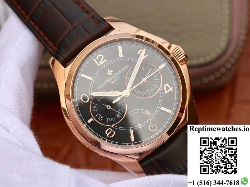 Vacheron Constantin Fiftysix Day-Date 4400E/000R/B436 Black Dial-Rep Time Watches