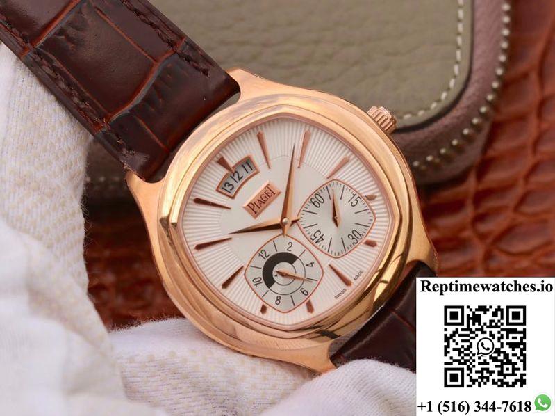 Piaget Black Tie Emperador Gmt G0A32017 White Dial-Rep Time Watches