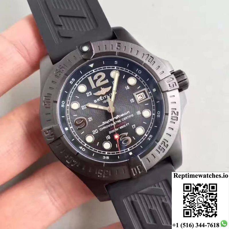 Breitling Superocean Steelfish A17390 Gf Factory Black Dial-Rep Time Watches
