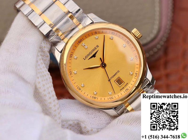 Longines Master Collections L2.628.5.37.7 Ky Factory Gold Dial-Rep Time Watches