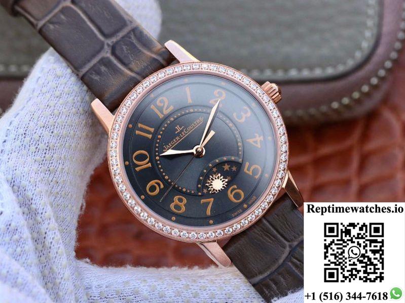 Jaeger-Lecoultre Ladies Rendez Vous Dating Q3442450 Grey Dial-Rep Time Watches