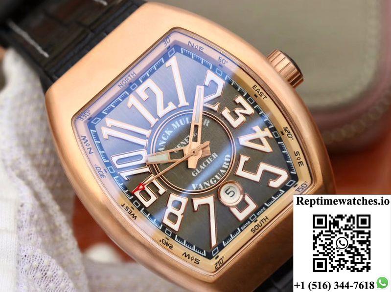 Franck Muller Vanguard V45-01 Gray Dial-Rep Time Watches