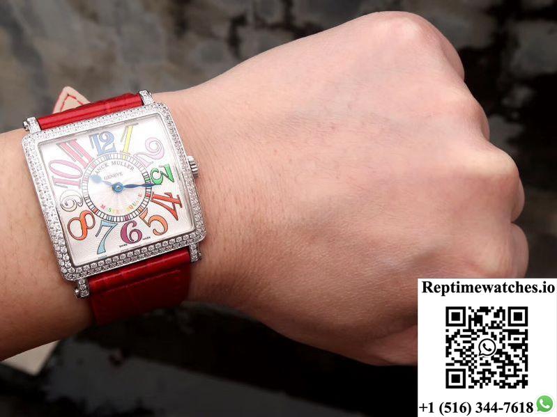 Franck Muller Master Square Ladies 6002 M Qz R Gf Factory White Dial-Rep Time Watches