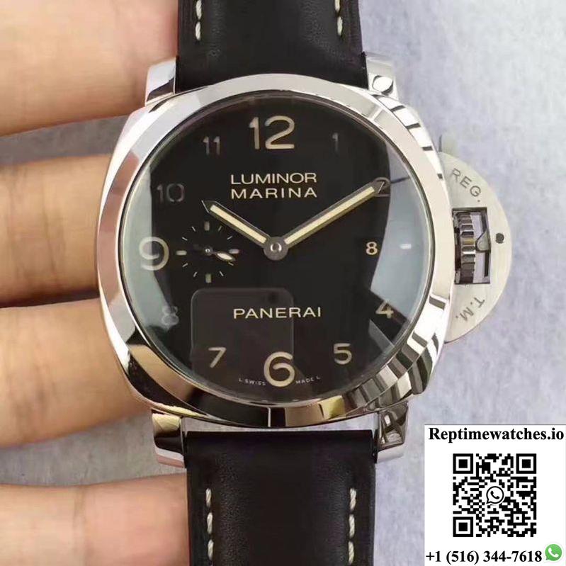 Panerai Luminor Marina 1950 3 Days Pam359 Vs Factory V2 Black Dial-Rep Time Watches