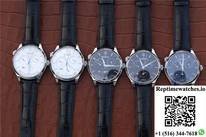 Jaeger-Lecoultre Master Geographic Steel 1428421 Silver Dial-Rep Time Watches