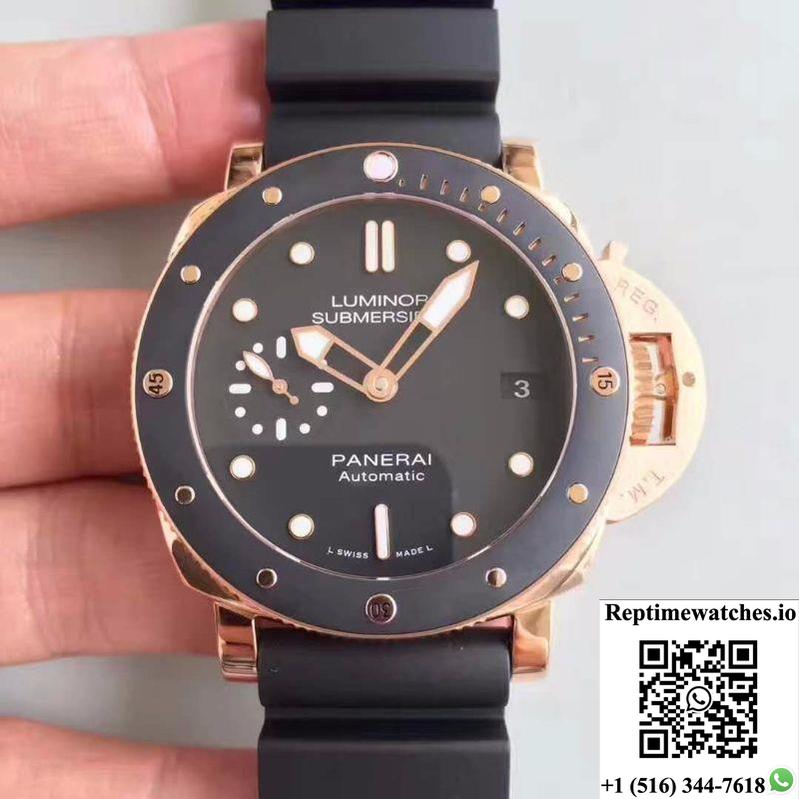 Panerai Luminor Submersible Pam684 Xf Factory Black Dial-Rep Time Watches