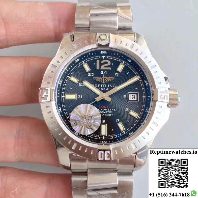 Breitling Colt Automatic 44Mm A1738811-Bd44-173A Gf Factory Black Dial-Rep Time Watches