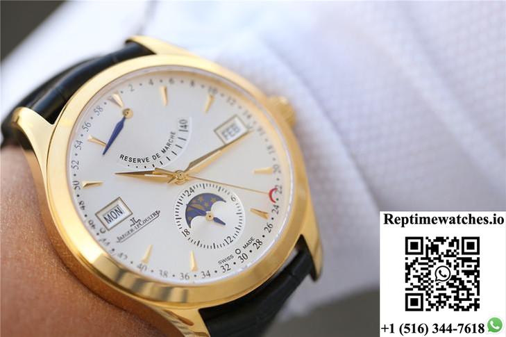 Jaeger-Lecoultre Master Calendar Q151242A 18K Yellow Gold Silver Dial-Rep Time Watches