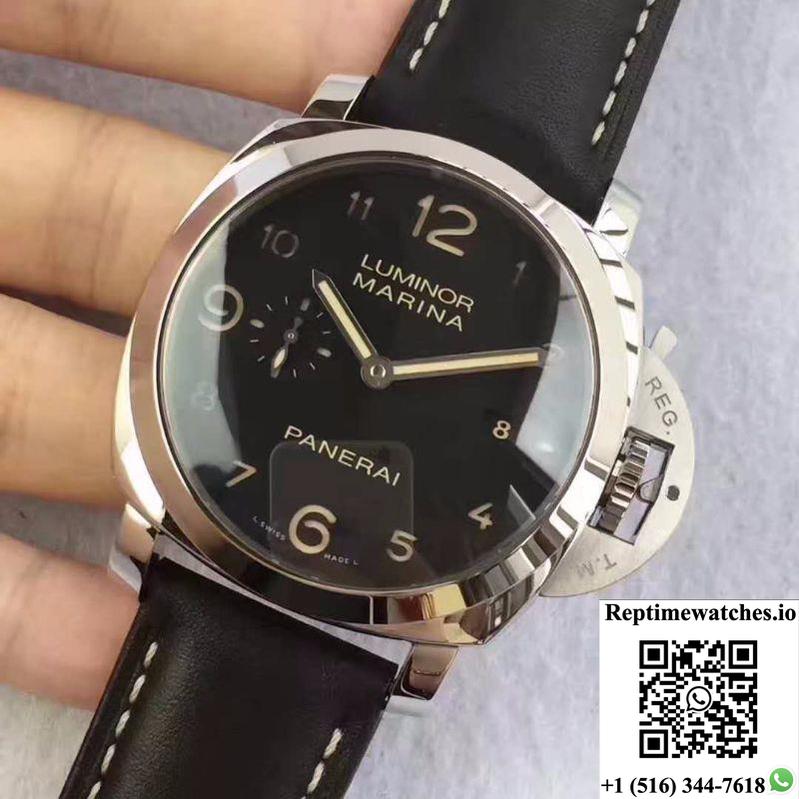 Panerai Luminor Marina 1950 3 Days Pam359 Vs Factory V2 Black Dial-Rep Time Watches