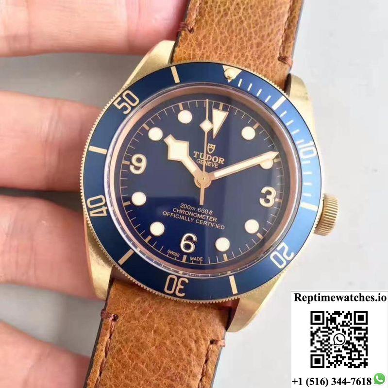 Tudor Heritage Black Bay Bronze M79250Bm Zf Factory V4 Blue Dial-Rep Time Watches