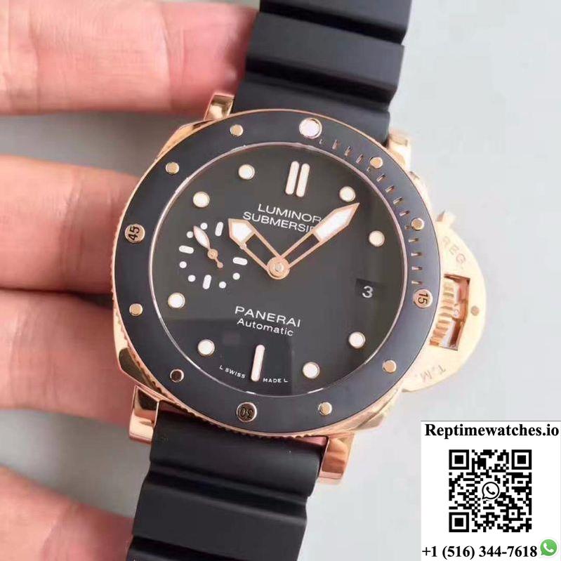 Panerai Luminor Submersible Pam684 Xf Factory Black Dial-Rep Time Watches