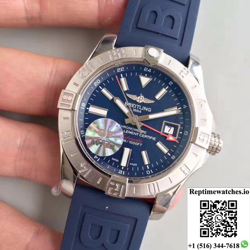Breitling Avenger Ii Gmt A3239011/Bc35/170A Gf Factory Blue Dial-Rep Time Watches