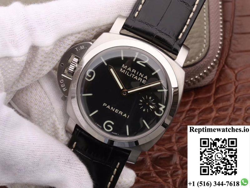 Panerai Luminor Marina Militare Pam 217 Xf Factory Black Dial-Rep Time Watches